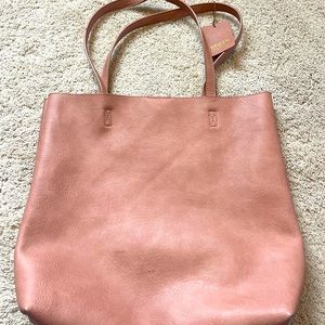 Anthropologie Pink vegan leather shoulder bag. made by Antik Kraft